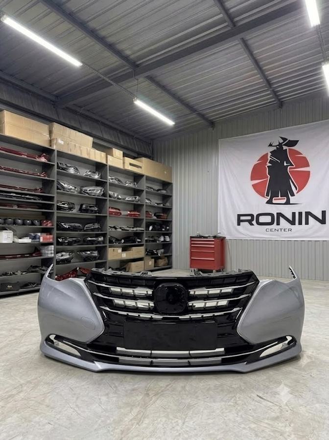 Бампер передний в сборе серый — Changan Alsvin